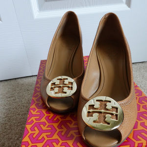 Tory Burch Leather Wedge heel